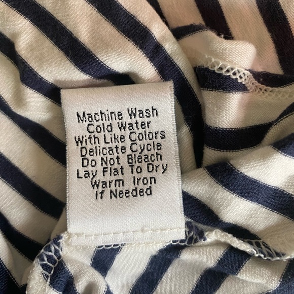 Nautical striped long sleeve shirt, size Small - Picture 8 of 8